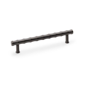 Alexander & Wilks Crispin Bamboo T-bar Cupboard Pull Handle - Dark Bronze PVD