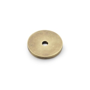 Alexander & Wilks Circular Backplate - Antique Bronze - Diameter 25mm