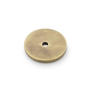 Alexander & Wilks Circular Backplate - Antique Bronze - Diameter 30mm