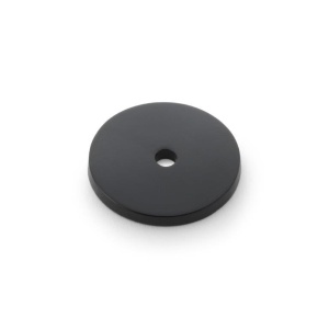 Alexander & Wilks Circular Backplate - Black - Diameter 30mm