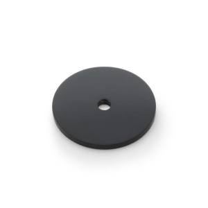 Alexander & Wilks Circular Backplate - Black - Diameter 35mm