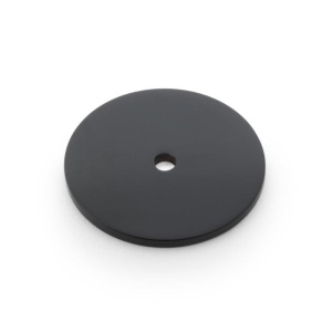 Alexander & Wilks Circular Backplate - Black - Diameter 40mm