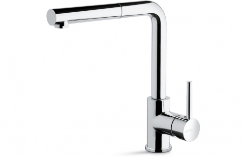 Prima+ Single Lever L-Shaped Mixer Tap W/Pull Out - Chrome
