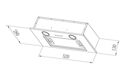 Candy CBG52SX 52cm Canopy Hood - St/Steel