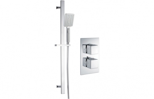 Vale Shower Pack One - Twin Single Outlet w/Riser Kit