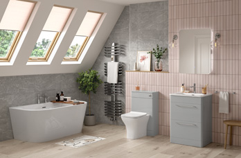 Blackburn 506Mm Wc Unit - Grey Gloss