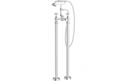 Freddie Floor Standing Bath/Shower Mixer w/Shower Kit