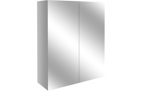 Albia 600mm Mirrored Unit - Light Grey Gloss