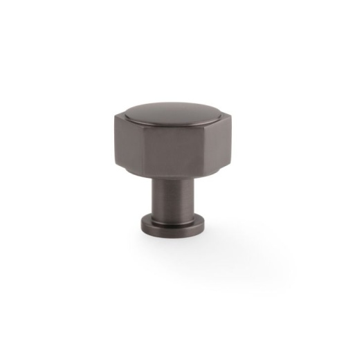 Vesper Hex Cabinet Knob - Dark Bronze 33mm