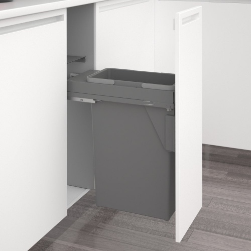 Integra 300Mm Under Cabinet Pull-Out S/C Waste Bin 35L (1 X 35L)