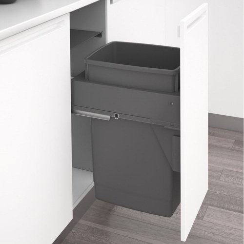 Integra 500Mm Under Cabinet Soft Close Waste Bin 60L (1 X 60L)