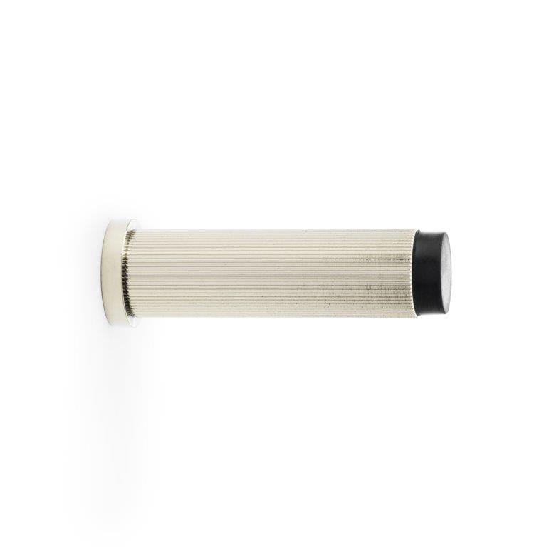 Alexander & Wilks Reeded Projection Door Stop - Polished Nickel PVD