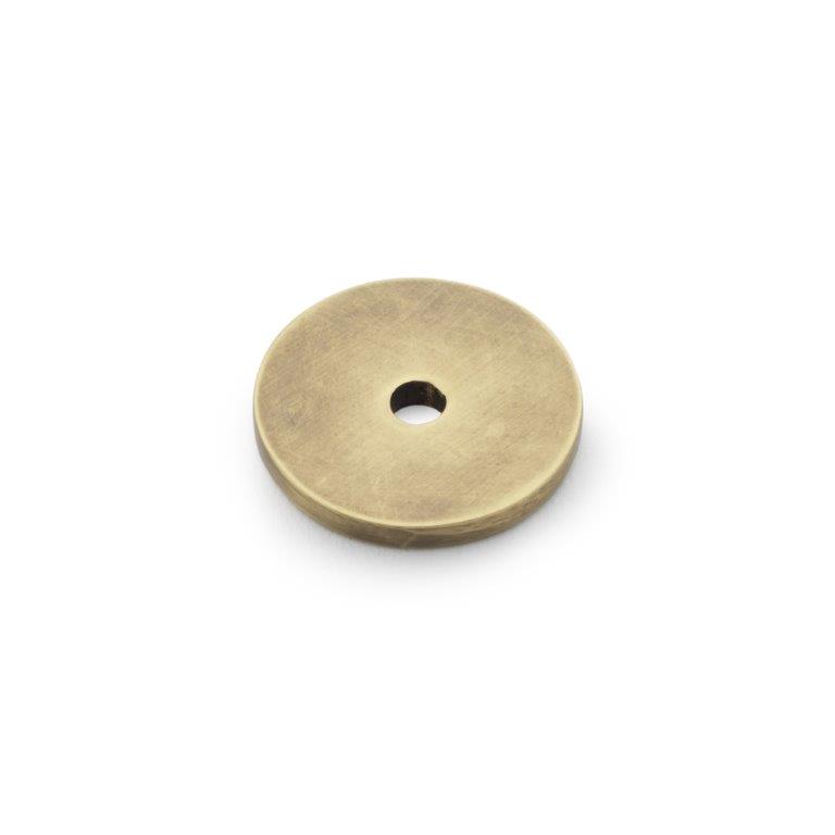 Alexander & Wilks Circular Backplate - Antique Bronze - Diameter 25mm