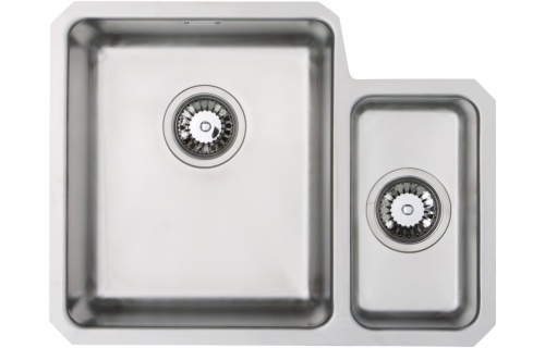 Prima+ 1.5B R25 LH Undermount Sink - St/Steel