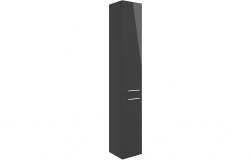 Haydon 350mm Floor Standing 2 Door Tall Unit - Anthracite Gloss