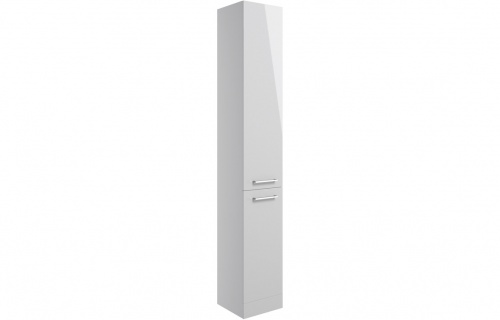 Rosa 350mm Floor Standing 2 Door Tall Unit - Grey Gloss