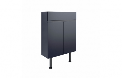 Nebo 600mm Slim Basin Unit - Matt Indigo Blue