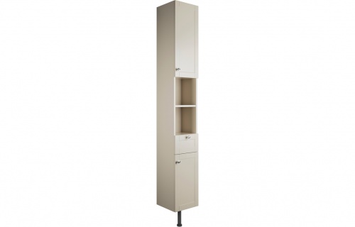 Apo 300mm 2 Door Tall Unit - Matt Latte