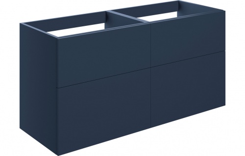 Harman 1180mm 4 Drawer Wall Unit (No Top) - Matt Deep Blue