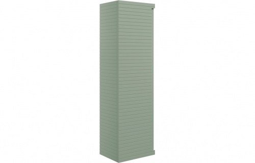 Groove 350mm Wall Hung 1 Door Tall Unit - Matt Willow Green