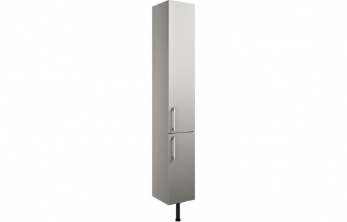 Albia 300mm 2 Door Tall Unit - Light Grey Gloss