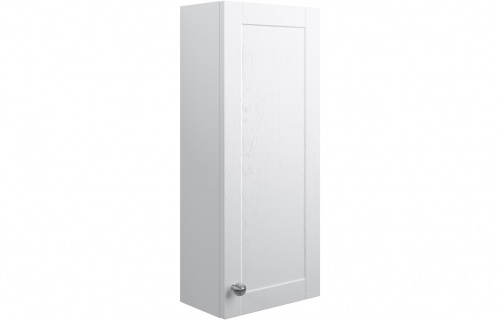 Apo 300mm 1 Door Wall Unit - Satin White Ash