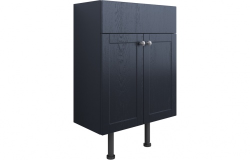 Apo 600mm 2 Door Basin Unit - Indigo Ash