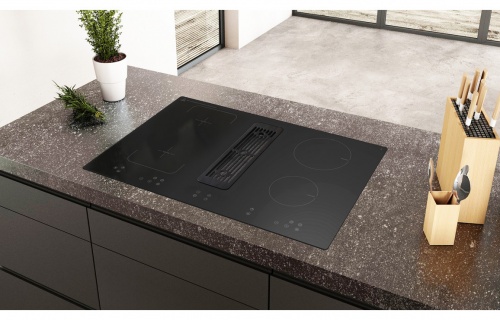 Prima+ PRVH001 80cm Venting Induction Hob - Black