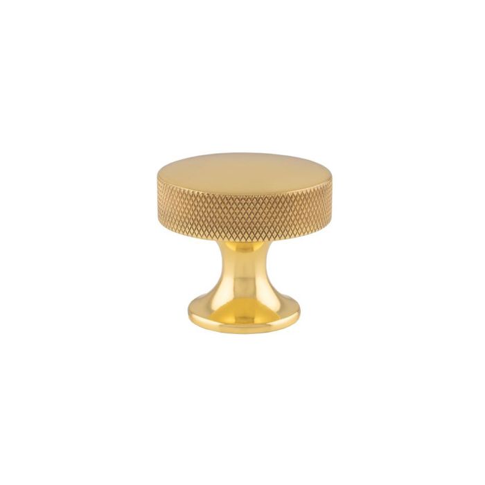 Alexander & Wilks Berlin Cupboard Knob - Polished Brass - 38mm